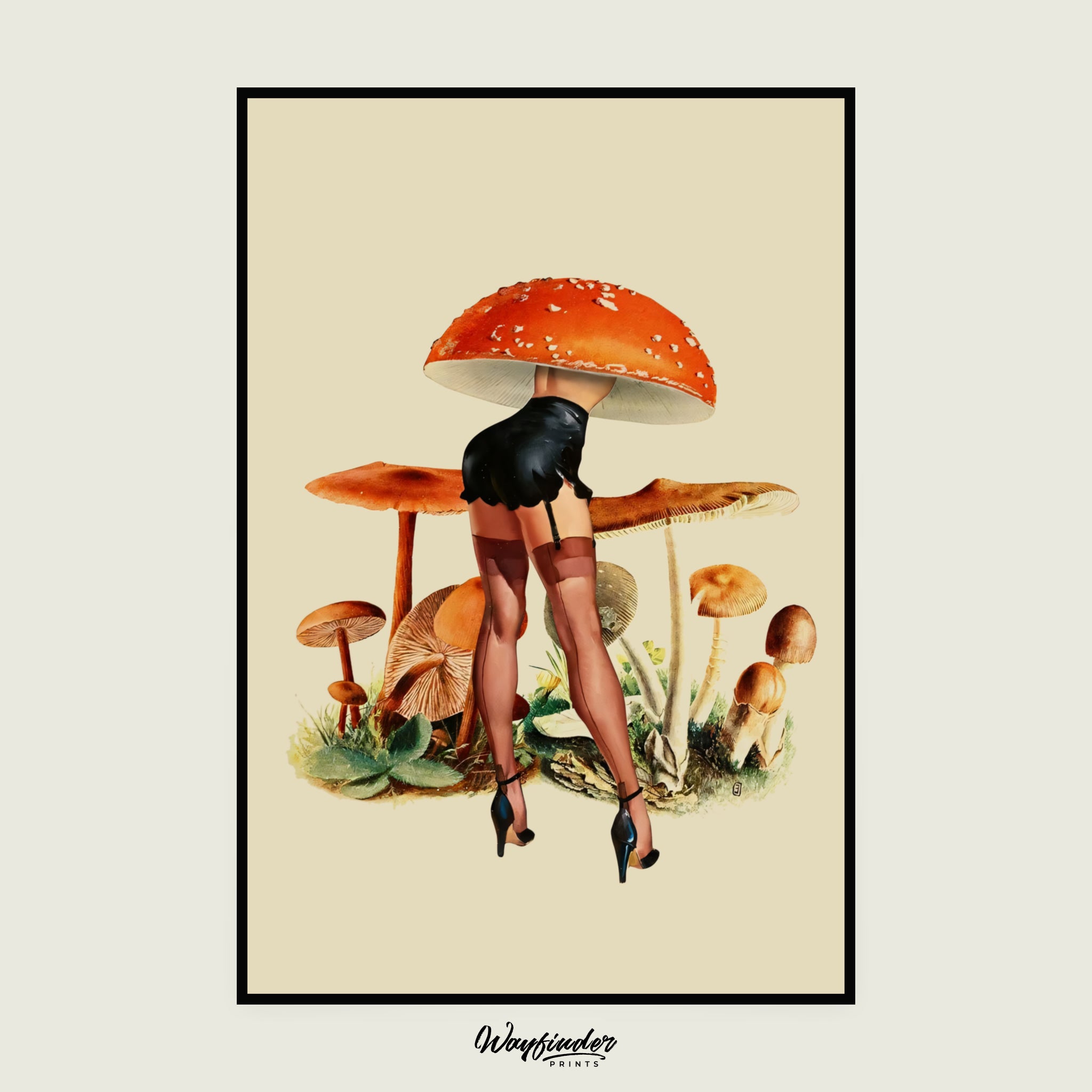 Mushroom Pin-Up