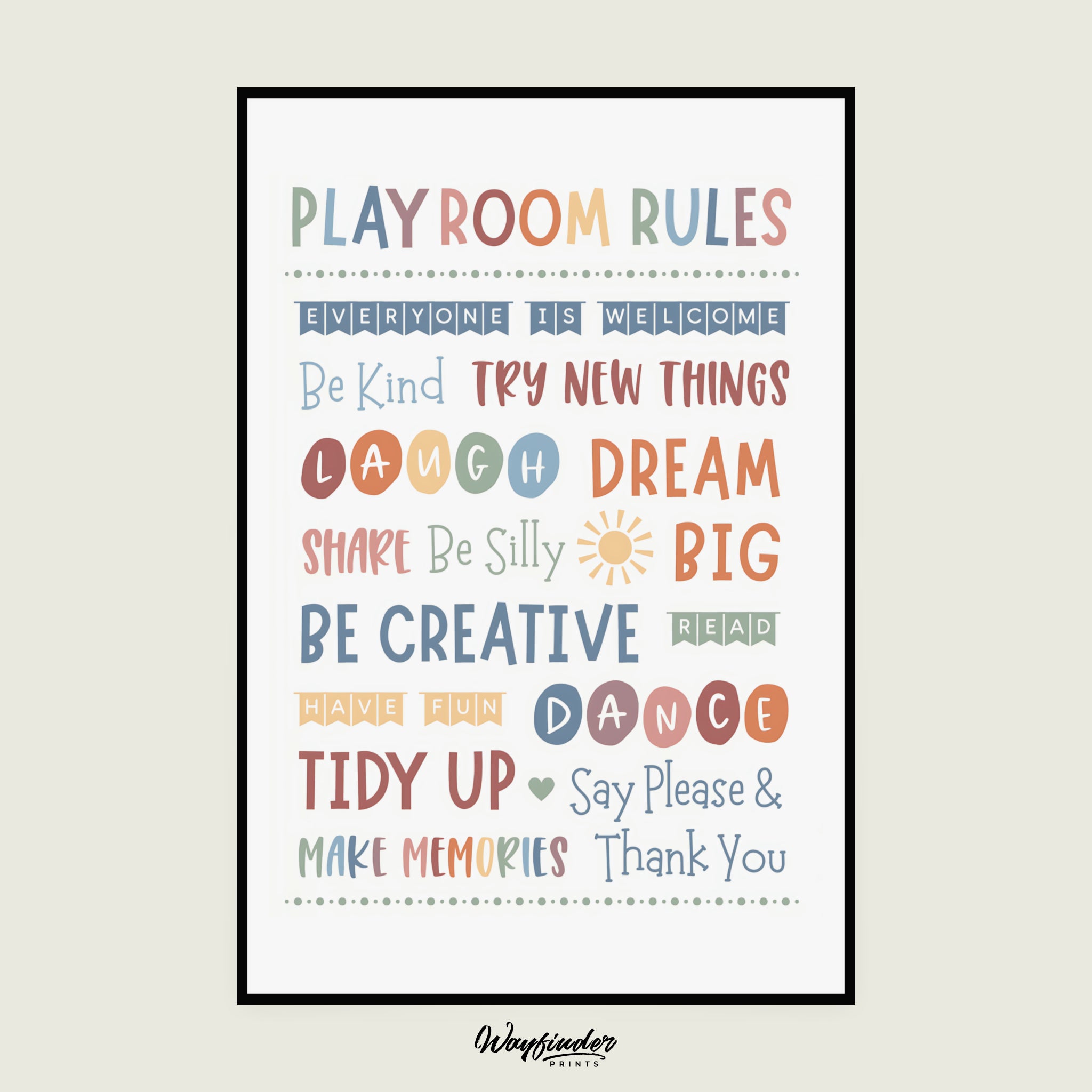 Playroom Rules