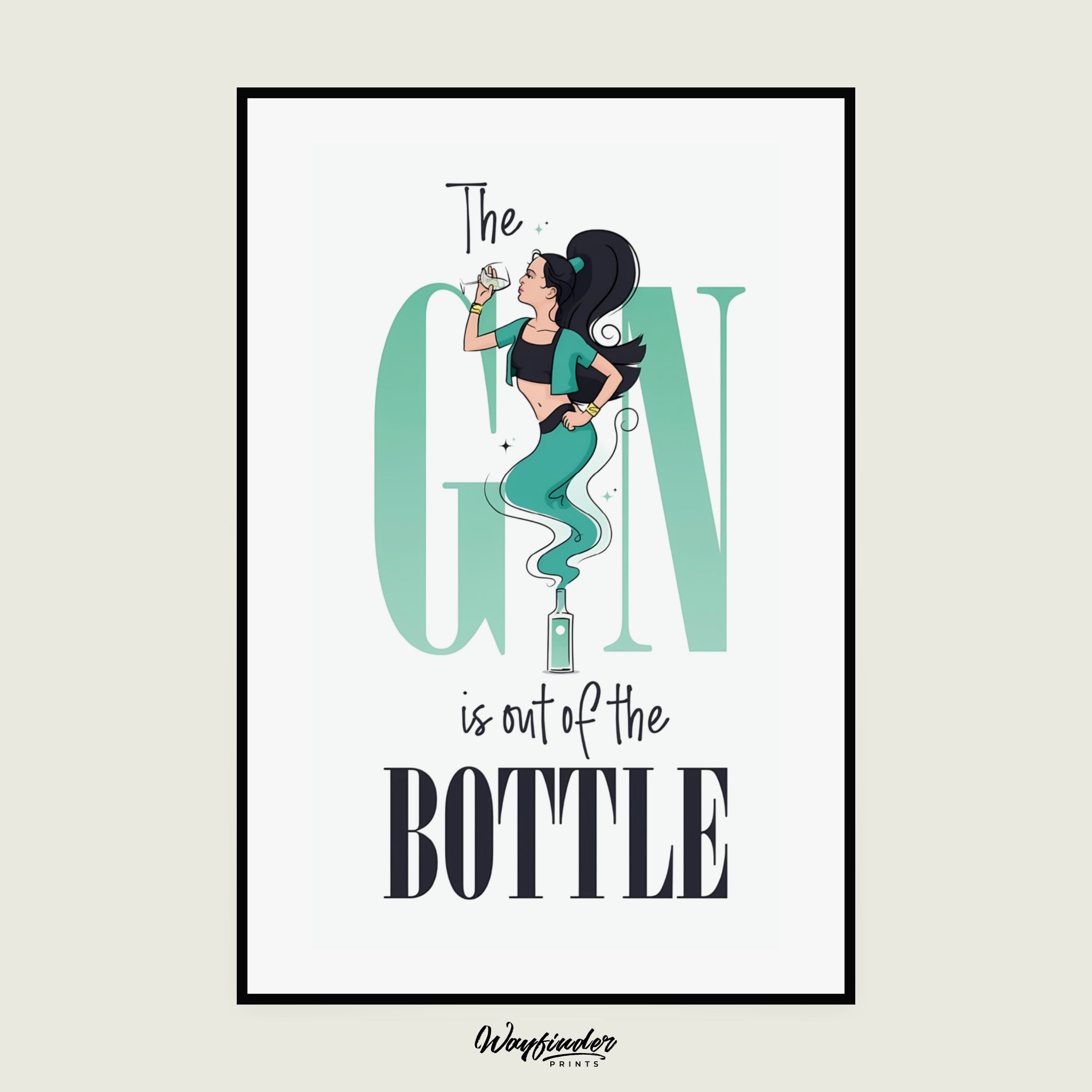 The Gin Is Out Of The Bottle