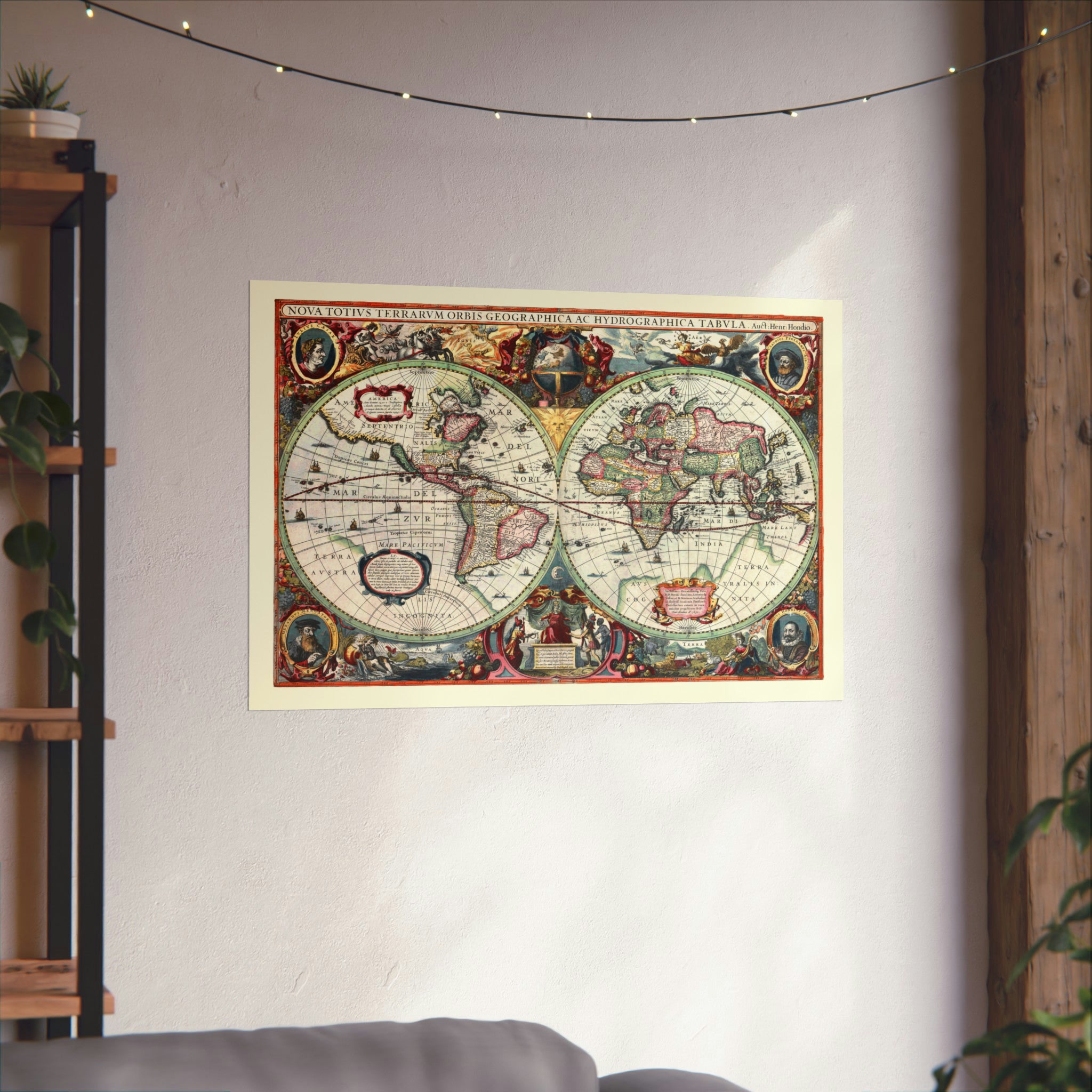 World Map Nova Totius Terrarum