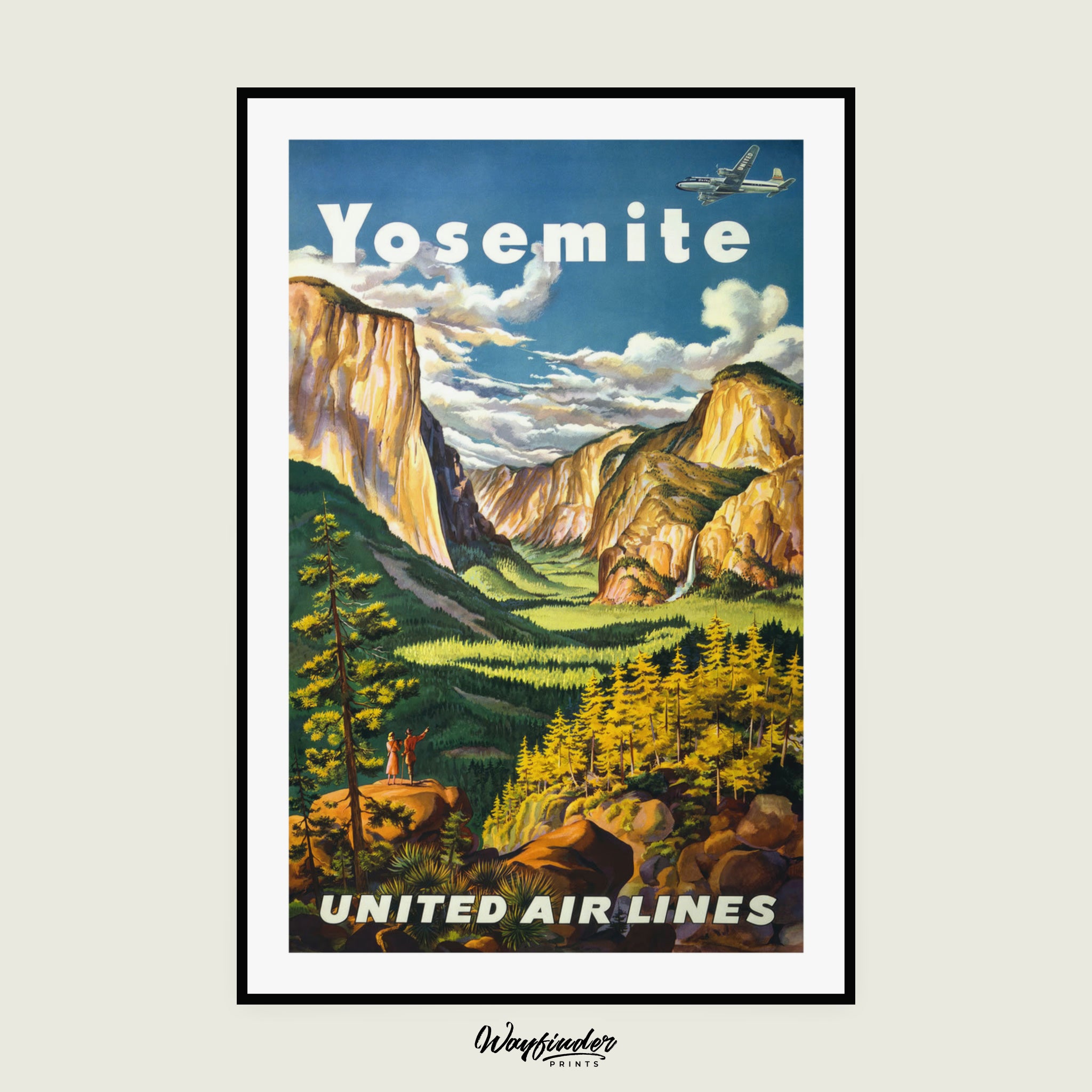 Yosemite. United Air Lines