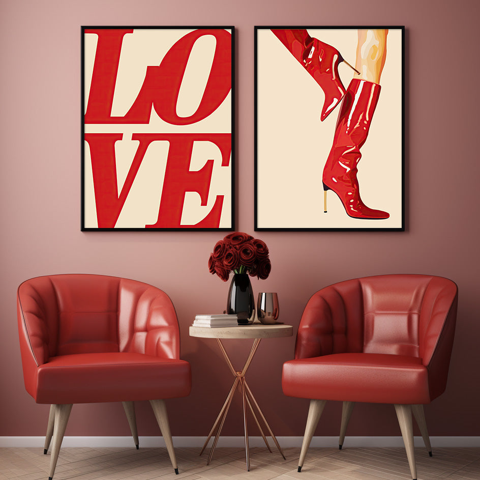 Valentines Day Poster Set